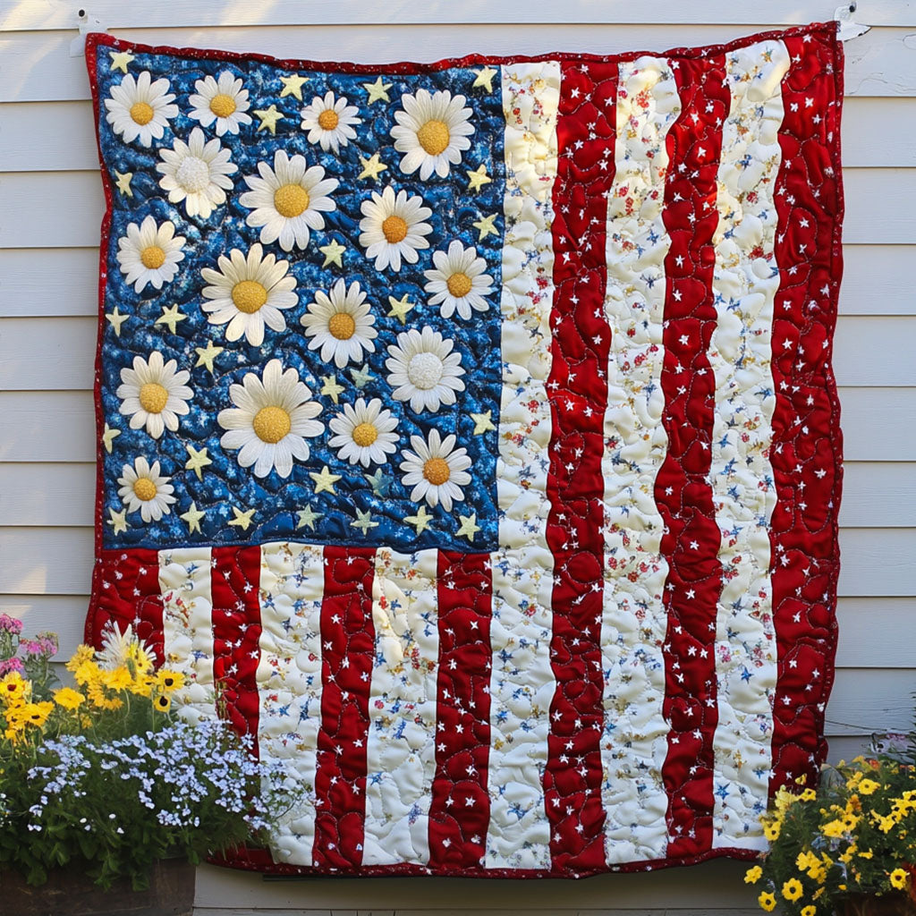 Star Spangled Petals Quilted Blanket Sofa Throw Blanket Fourth Of July Birthday Presents Star Spangled Petals Quilted Blanket Sofa Throw Blanket Fourth Of July Birthday Presents