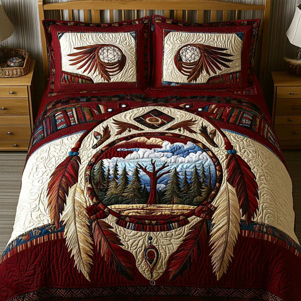 Starlit Protector Quilted Bedding Set Duvet Cover Merch Native American Themed Gifts For Her Starlit Protector Quilted Bedding Set Duvet Cover Merch Native American Themed Gifts For Her