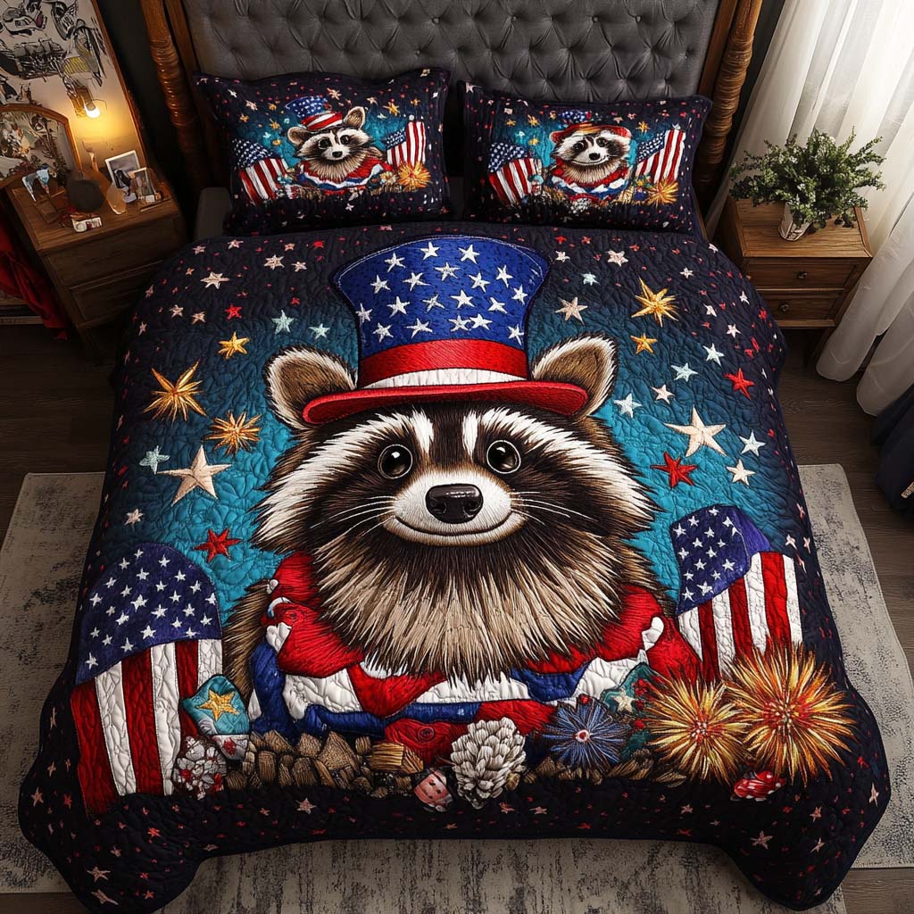 Starry Bandit Quilted Bedding Set Duvet Cover Merch Best Patriotic Gifts Starry Bandit Quilted Bedding Set Duvet Cover Merch Best Patriotic Gifts