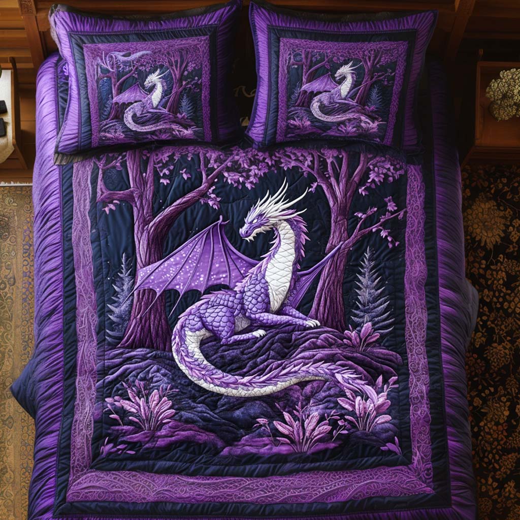 Starwing Majesty Quilted Bedding Set Duvet Cover Bed Sheet Set Dragon Gifts For Dad Starwing Majesty Quilted Bedding Set Duvet Cover Bed Sheet Set Dragon Gifts For Dad