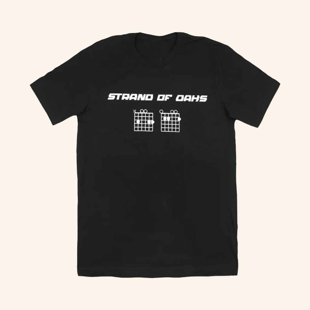 Strand Of Oaks Merch Chords Black T-Shirt Music Lover Gifts For Him