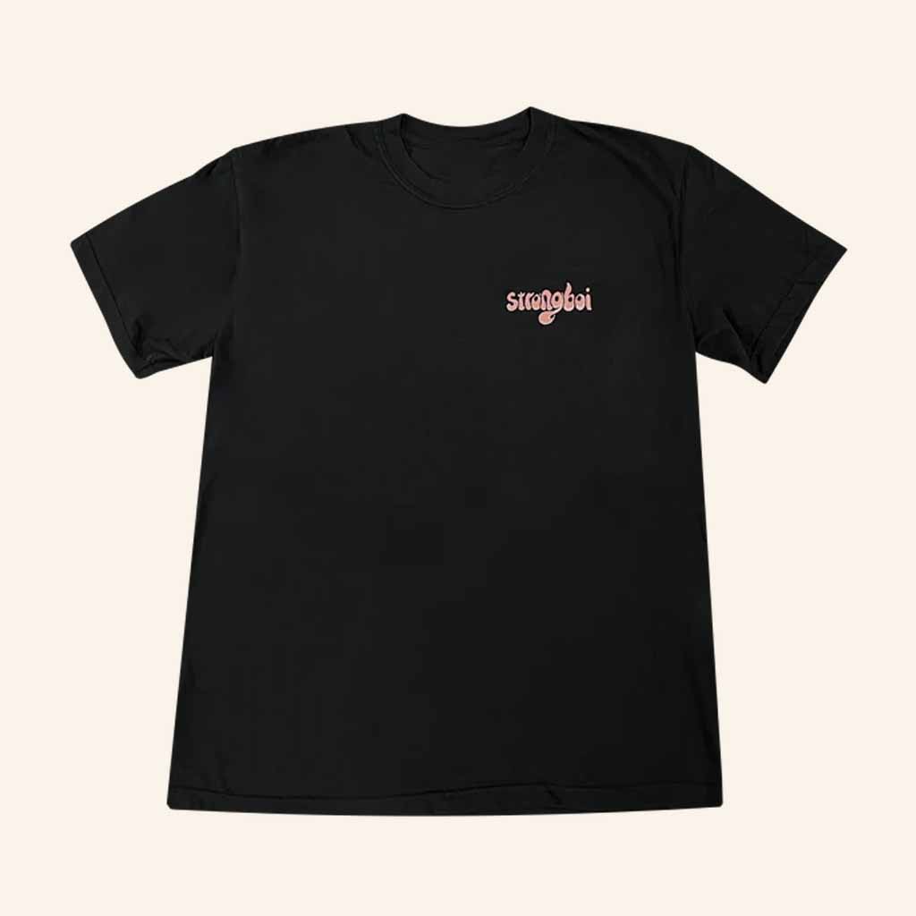 Strongboi Merch Strongboi Logo Black T-Shirt Cool Gifts For Music Lovers Strongboi Merch Strongboi Logo Black T-Shirt Cool Gifts For Music Lovers