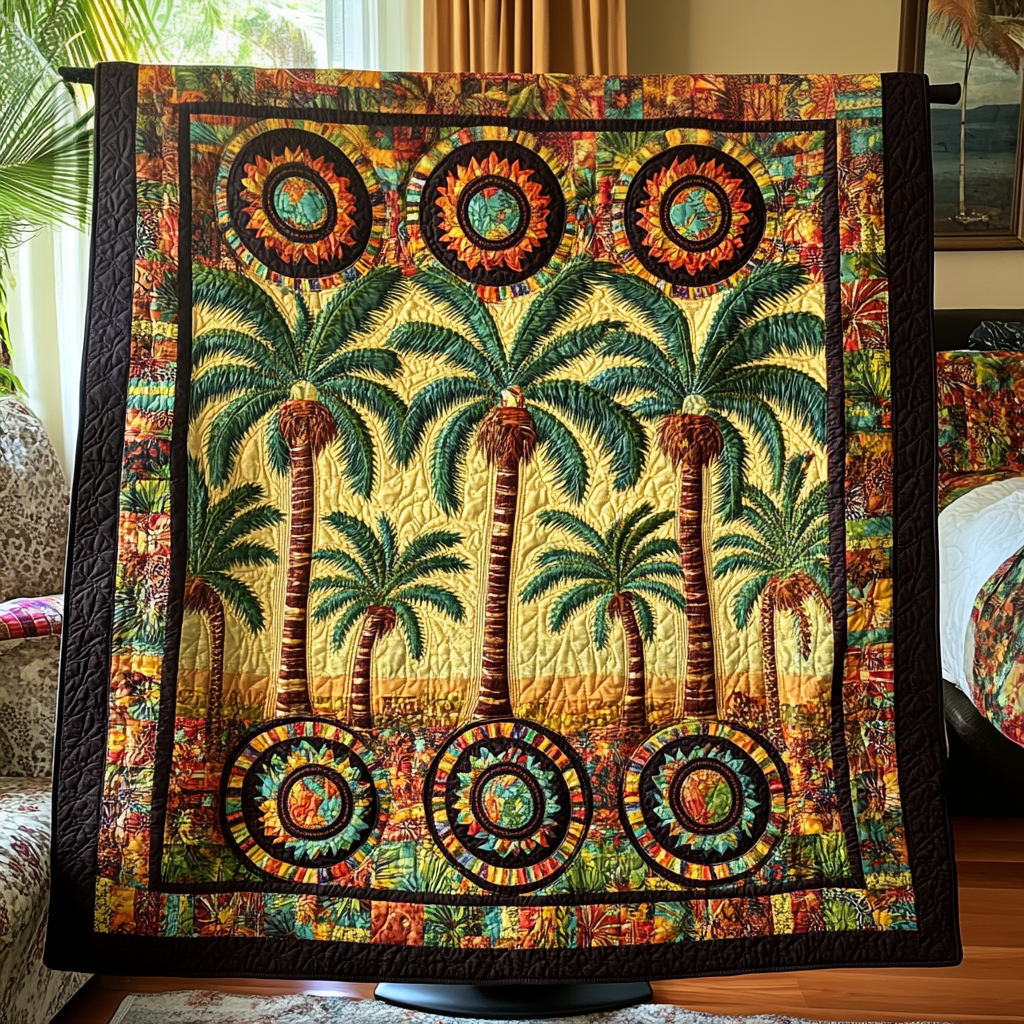 Summer Shade Quilted Blanket Sofa Throw Blanket Birthday Gift For Beach Lover Summer Shade Quilted Blanket Sofa Throw Blanket Birthday Gift For Beach Lover