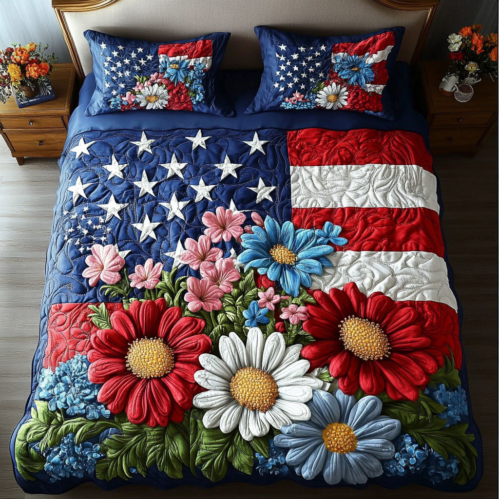 Sunflower Glory Quilted Bedding Set Duvet Cover Bedspread Patriotic Themed Gifts Sunflower Glory Quilted Bedding Set Duvet Cover Bedspread Patriotic Themed Gifts