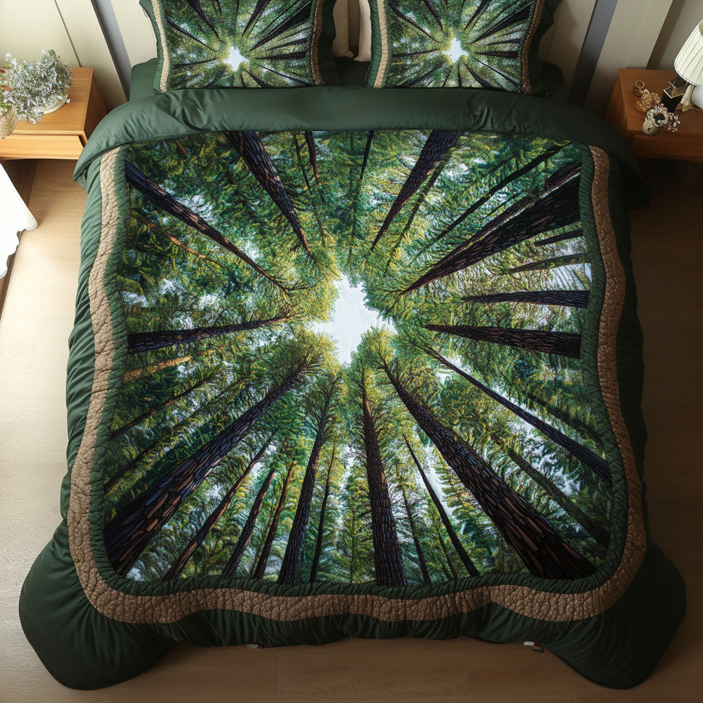 Sunlit Hills Quilted Bedding Set Duvet Cover Bedspread Gifts For Male Teens