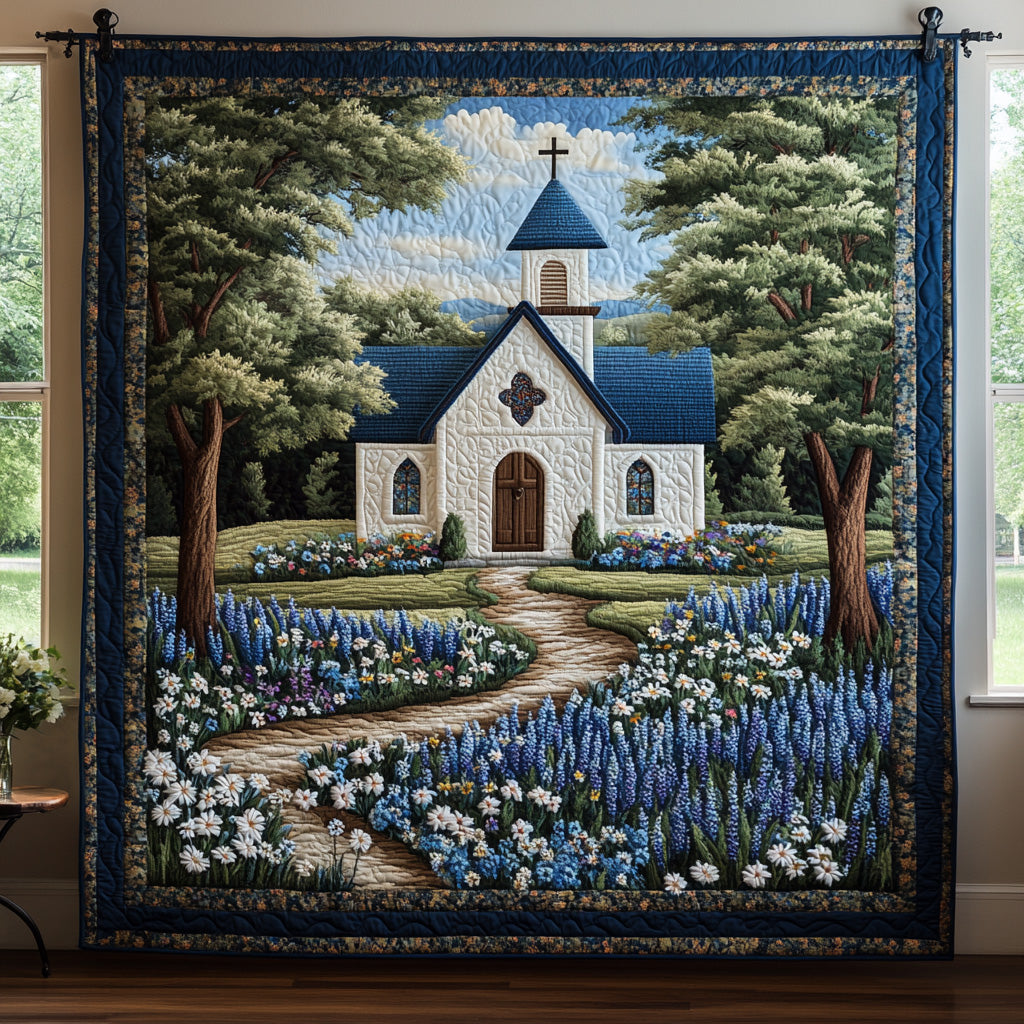 Sunlit Sanctuary Quilted Blanket Cute Colorful Blanket Faith Christmas Gifts Sunlit Sanctuary Quilted Blanket Cute Colorful Blanket Faith Christmas Gifts