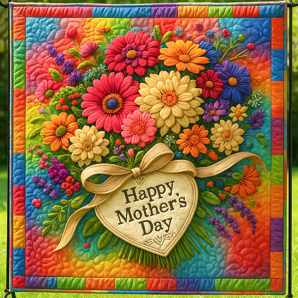 Sunny Blooms Quilted Blanket Cute Colorful Blanket Stocking Stuffers For Young Men Sunny Blooms Quilted Blanket Cute Colorful Blanket Stocking Stuffers For Young Men