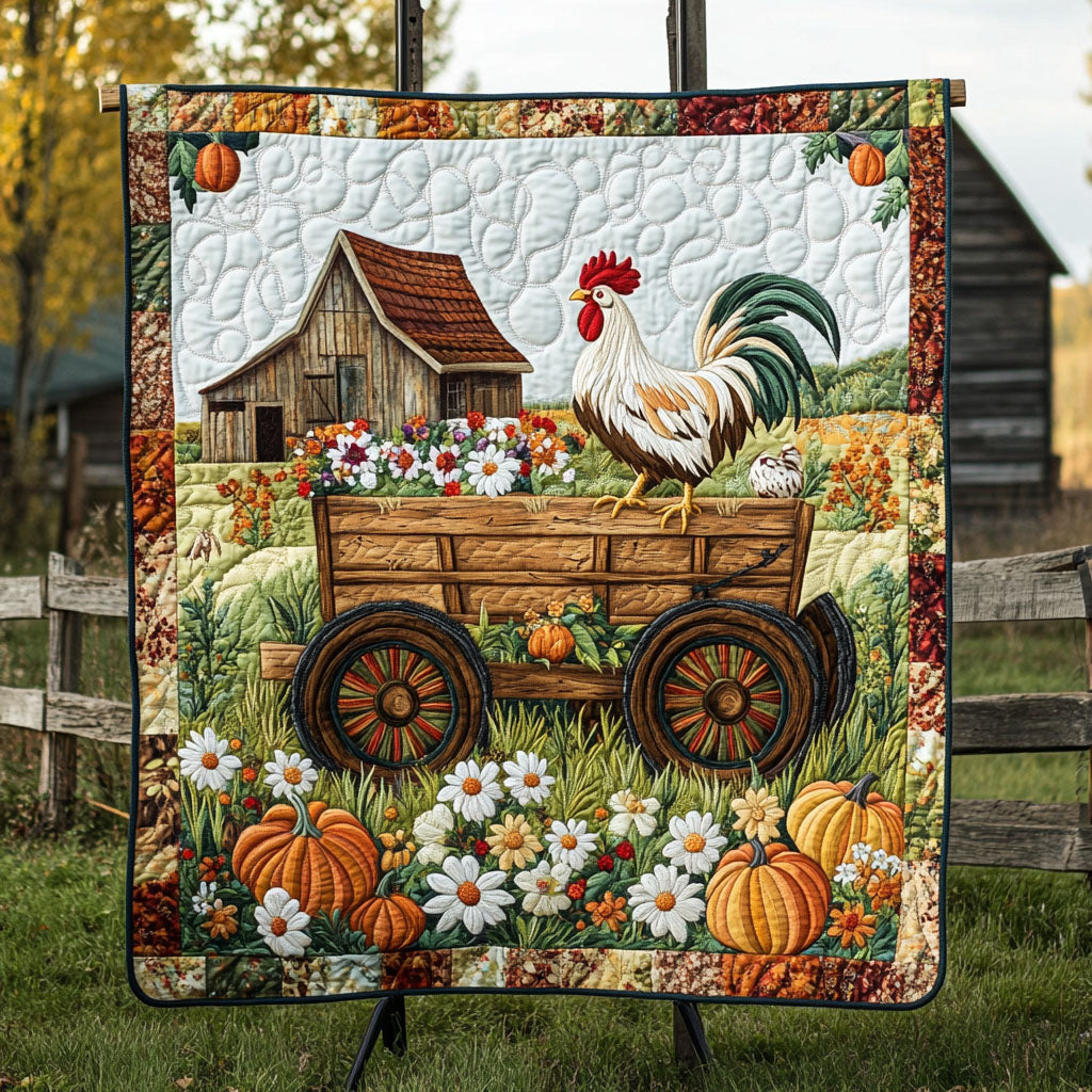 Sunny Farm Days Quilted Blanket Cute Throw Blanket Chicken Christmas Gifts Sunny Farm Days Quilted Blanket Cute Throw Blanket Chicken Christmas Gifts