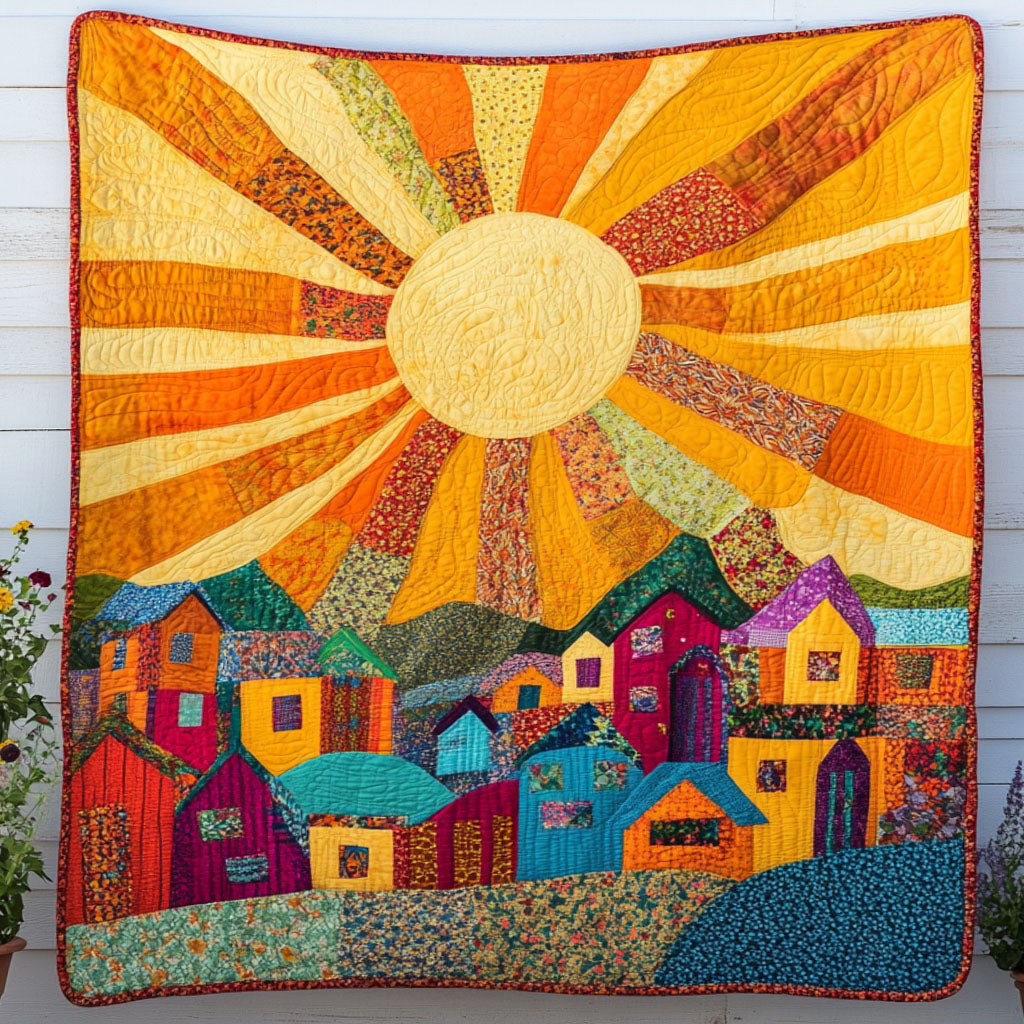 Sunrise Village Quilted Blanket Sofa Throw Blanket Christmas Gift Ideas For Teenage Guys Sunrise Village Quilted Blanket Sofa Throw Blanket Christmas Gift Ideas For Teenage Guys