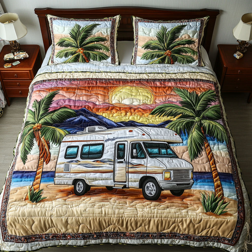 Sunset Camp Quilted Bedding Set Duvet Cover Bedspread Unique Ralated Camping Gifts Sunset Camp Quilted Bedding Set Duvet Cover Bedspread Unique Ralated Camping Gifts