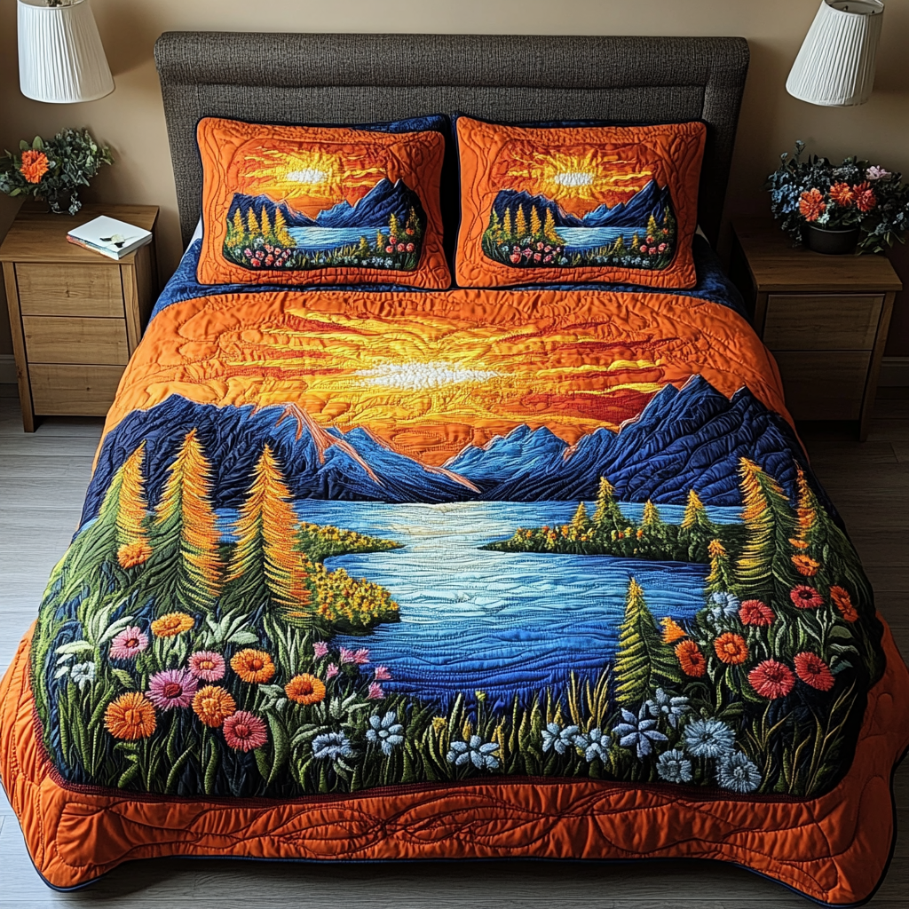 Sunset Crest Quilted Bedding Set Duvet Cover Bedspread Gifts To Get A Brother Sunset Crest Quilted Bedding Set Duvet Cover Bedspread Gifts To Get A Brother