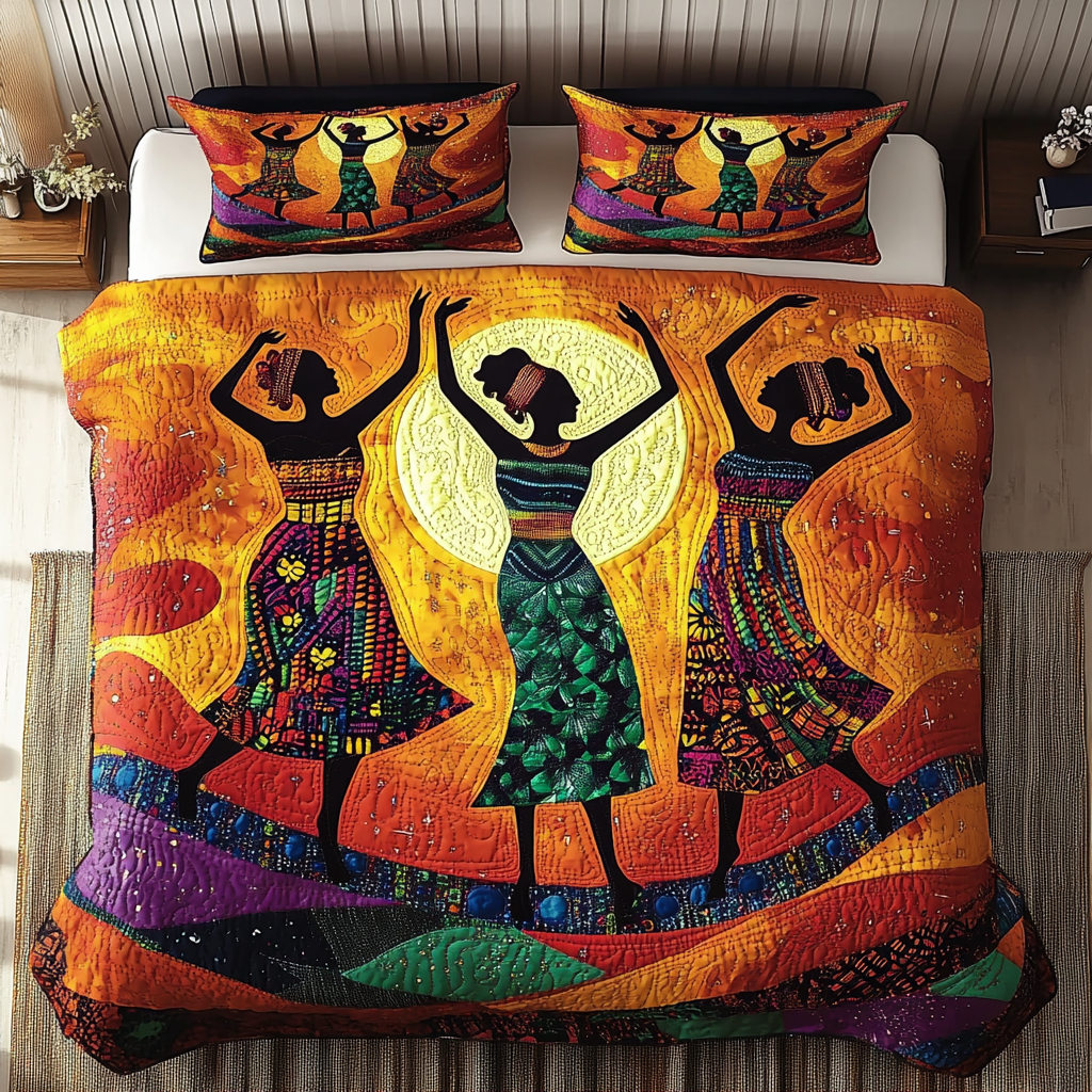 Sunset Dancer Quilted Bedding Set Duvet Cover Bedspreads Native American Themed Gifts Sunset Dancer Quilted Bedding Set Duvet Cover Bedspreads Native American Themed Gifts