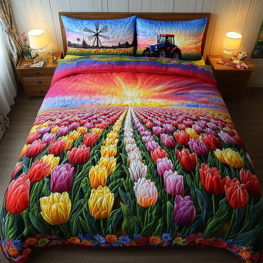 Sunset Farm Drive Quilted Bedding Set Duvet Cover Bed Sheet Set Christmas Gifts At Tractors Sunset Farm Drive Quilted Bedding Set Duvet Cover Bed Sheet Set Christmas Gifts At Tractors