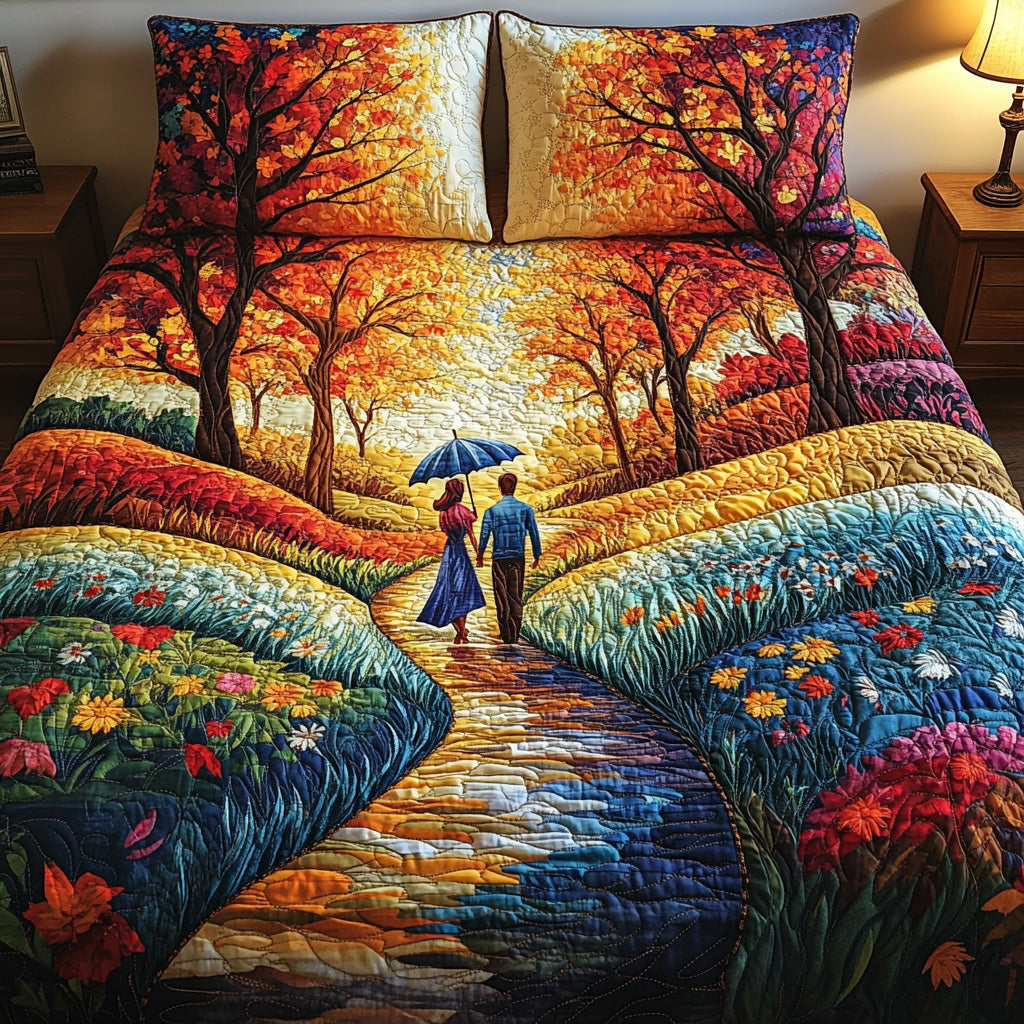 Sunset Promenade Quilted Bedding Set Duvet Cover Bed Sheet Set Ideas For Family Christmas Gift Basket Sunset Promenade Quilted Bedding Set Duvet Cover Bed Sheet Set Ideas For Family Christmas Gift Basket