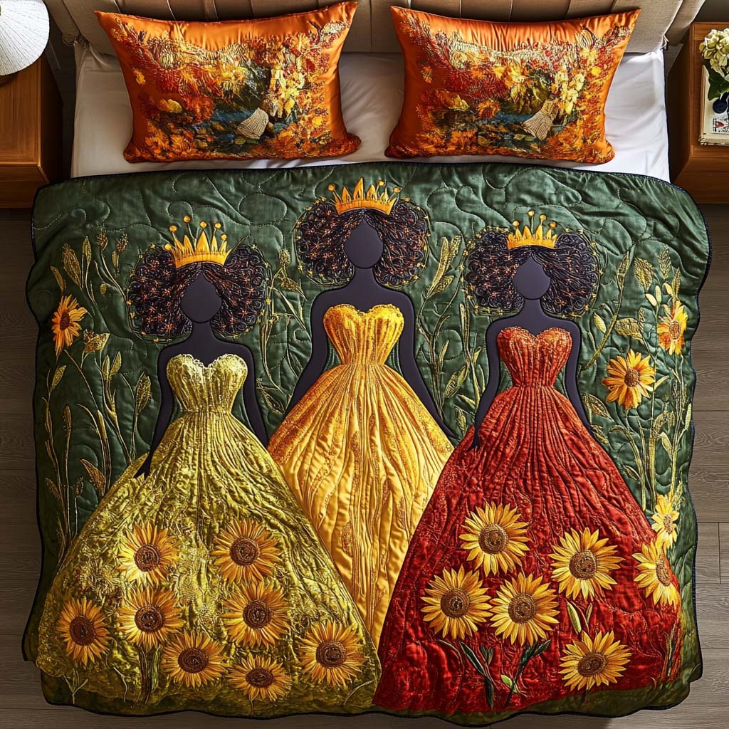 Sunset Village Rhythm Quilted Bedding Set Duvet Cover Merch Melanin Black Women Gift Ideas Sunset Village Rhythm Quilted Bedding Set Duvet Cover Merch Melanin Black Women Gift Ideas