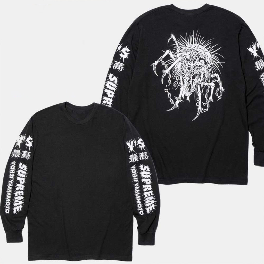 Supreme YS Yohji Yamamoto Spider Fall Winter 2025 Collection Long Sleeve T-Shirt Fan Merch Supreme YS Yohji Yamamoto Spider Fall Winter 2025 Collection Long Sleeve T-Shirt Fan Merch