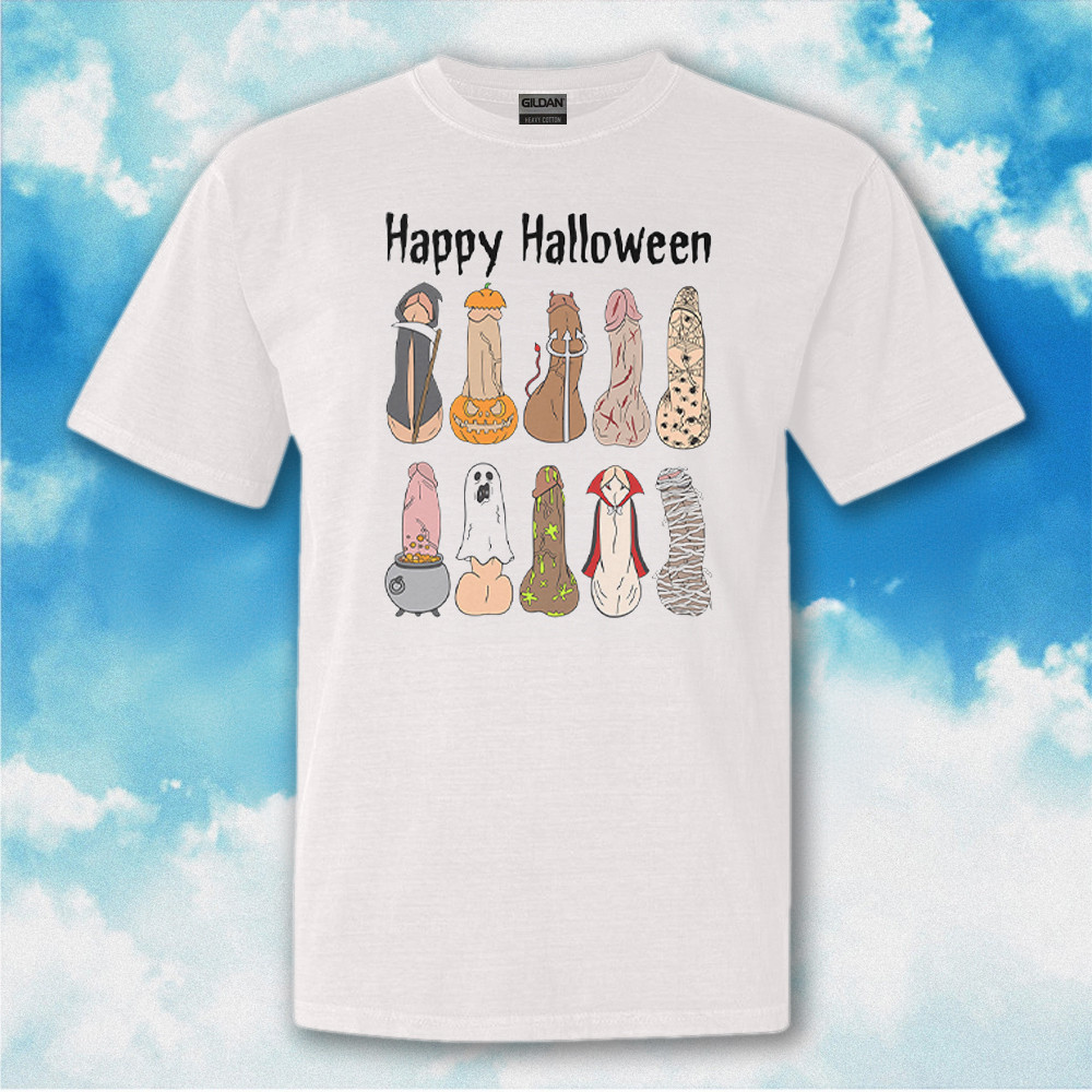 Sydney Sweeney Happy Halloween Dick Shirt Funny Adult T-Shirt Funny Halloween Gifts