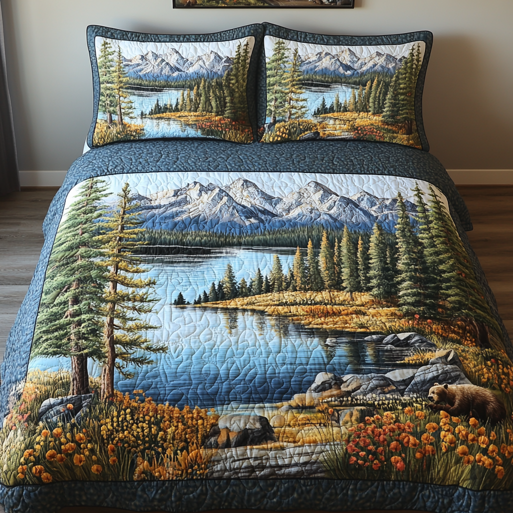 Tahoe Serenity Quilted Bedding Set Duvet Cover Bedspread Best Christmas Gifts For Grandma Tahoe Serenity Quilted Bedding Set Duvet Cover Bedspread Best Christmas Gifts For Grandma