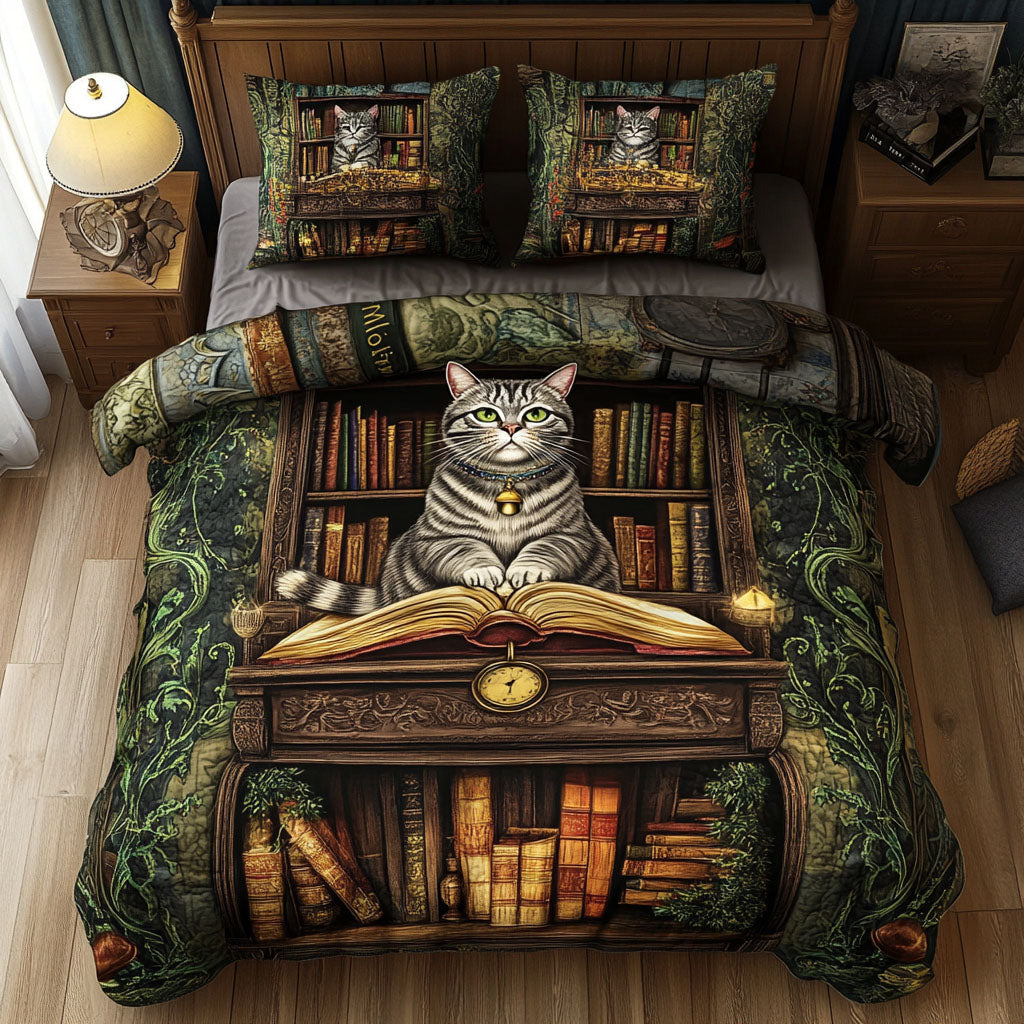 Tales and Tails Quilted Bedding Set Duvet Cover Bed Sheet Set Birthday Cat Gifts Tales and Tails Quilted Bedding Set Duvet Cover Bed Sheet Set Birthday Cat Gifts