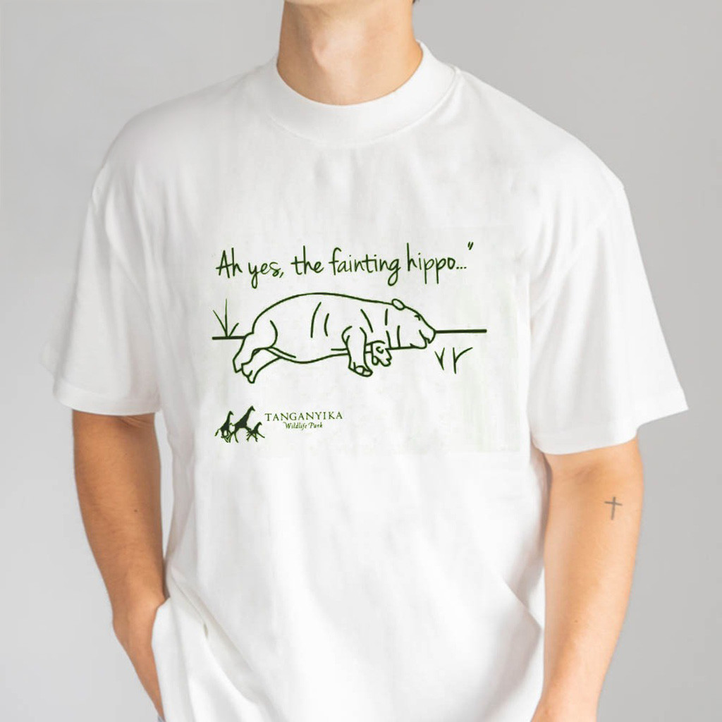 Tanganyika Wildlife Park Fainting Hippo T-Shirt Christmas Gifts For Husband Tanganyika Wildlife Park Fainting Hippo T-Shirt Christmas Gifts For Husband
