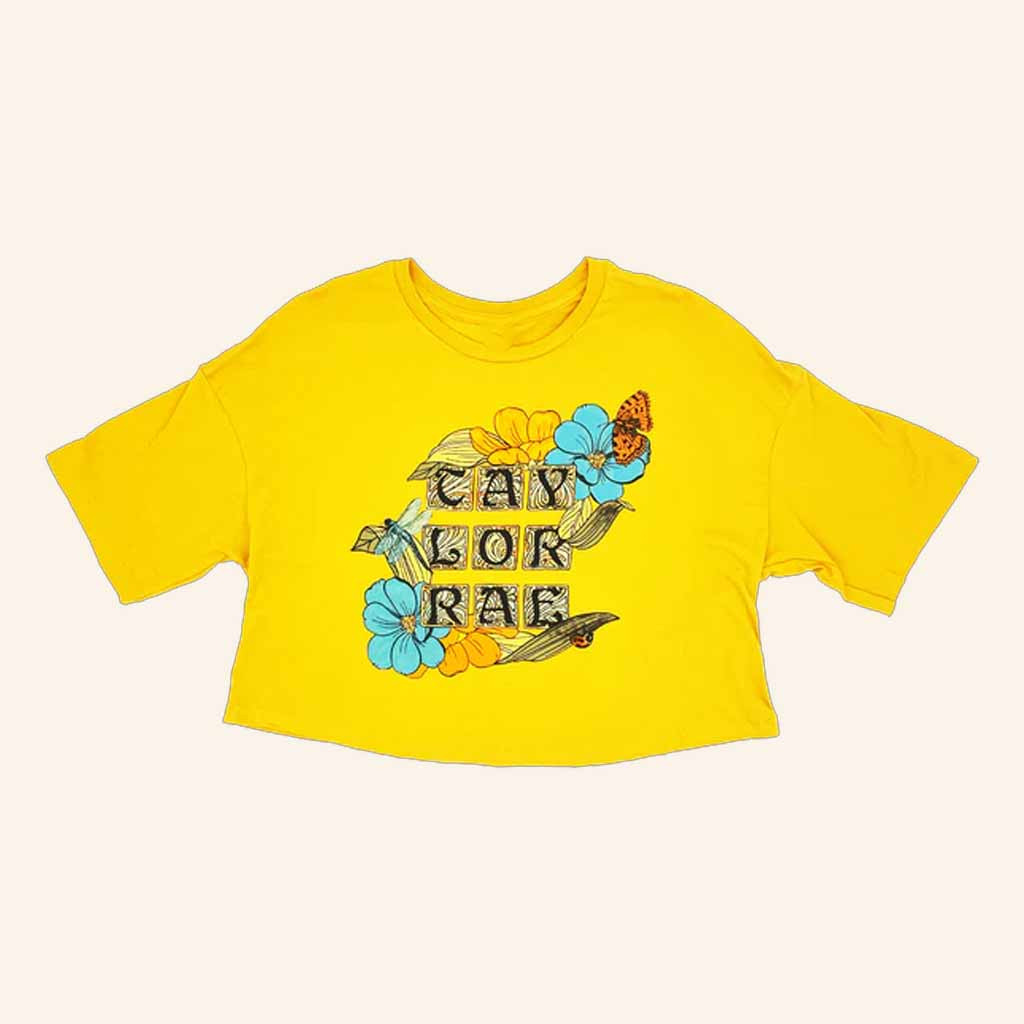 Taylor Rae Merch Blocks Flowers Crop Top Birthday Gift For Girlfriend Taylor Rae Merch Blocks Flowers Crop Top Birthday Gift For Girlfriend