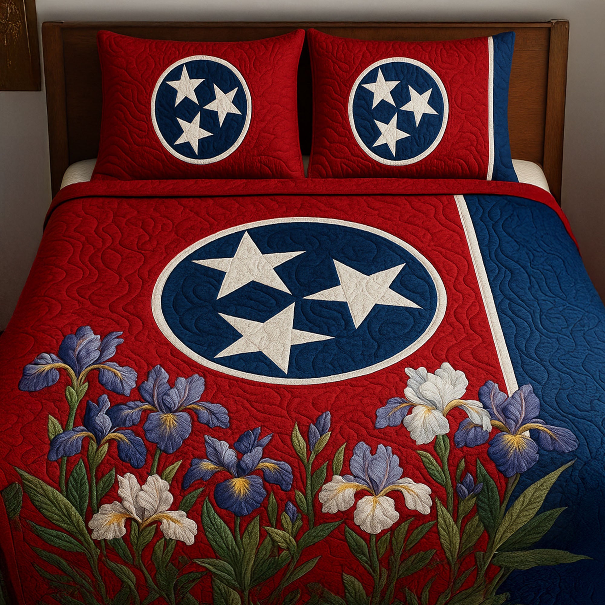 Tennessee Blossom Quilted Bedding Set Duvet Cover Bedspread Patriotic Gifts For Dad Tennessee Blossom Quilted Bedding Set Duvet Cover Bedspread Patriotic Gifts For Dad