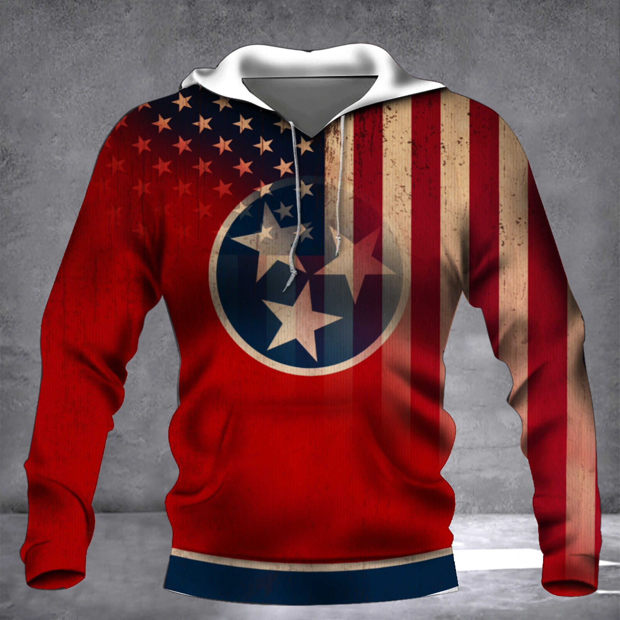 Tennessee Flag With Old American Flag US State Patriotic Merchandise Tennessee Flag With Old American Flag US State Patriotic Merchandise