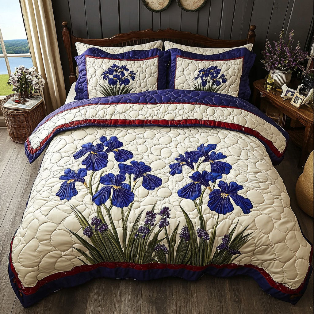 Tennessee Iris Serenity Quilted Bedding Set Duvet Cover Bedspread Patriotic Gift Ideas Tennessee Iris Serenity Quilted Bedding Set Duvet Cover Bedspread Patriotic Gift Ideas