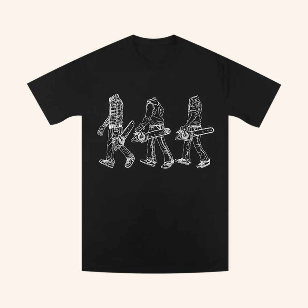 Tera Melos Merch Chainsaw Black T-Shirt Unique Gifts For Brother Tera Melos Merch Chainsaw Black T-Shirt Unique Gifts For Brother