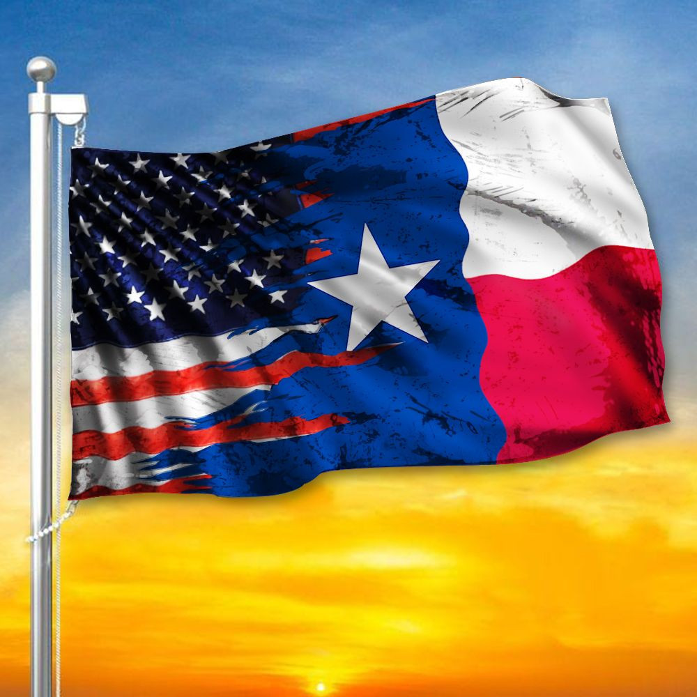Texas And American Flag Texas State Flag Proud Texan Patriotic Indoor Outdoor Decor Texas And American Flag Texas State Flag Proud Texan Patriotic Indoor Outdoor Decor