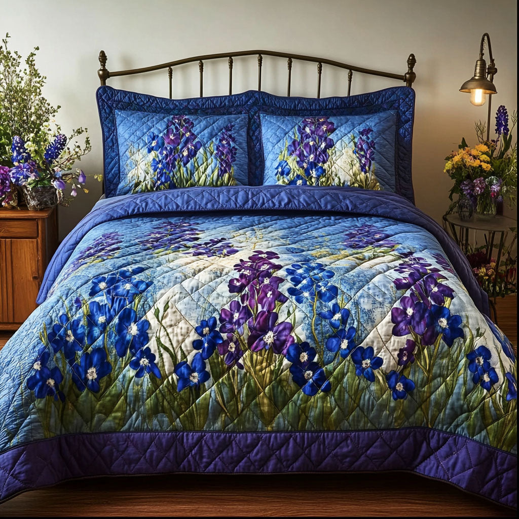 Texas Blooms Quilted Bedding Set Duvet Cover Bed Sheet Set Texas Gifts For Women Texas Blooms Quilted Bedding Set Duvet Cover Bed Sheet Set Texas Gifts For Women