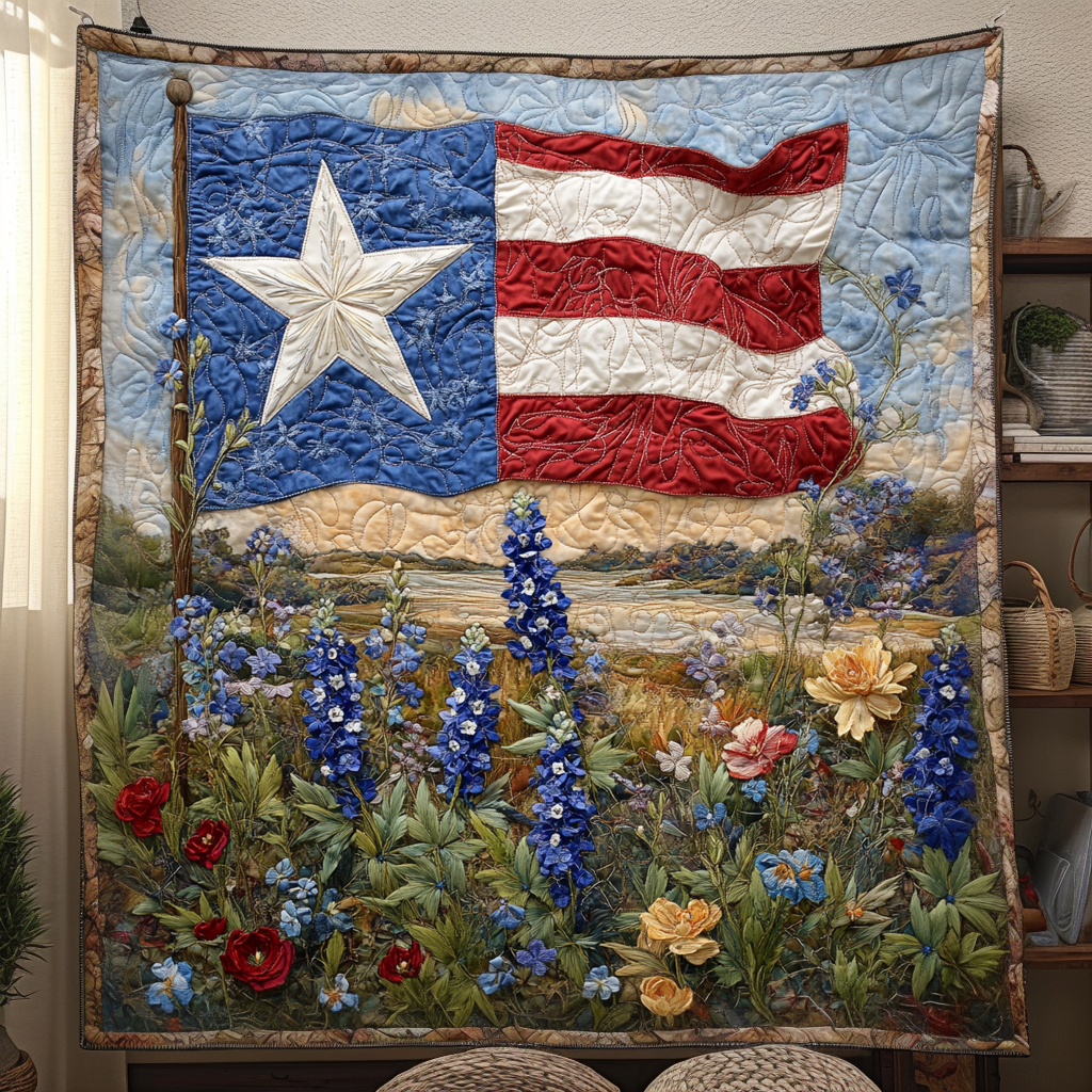 Texas Bluebonnet Bliss Quilted Blanket Cute Throw Blanket Mens Tech Gifts Texas Bluebonnet Bliss Quilted Blanket Cute Throw Blanket Mens Tech Gifts