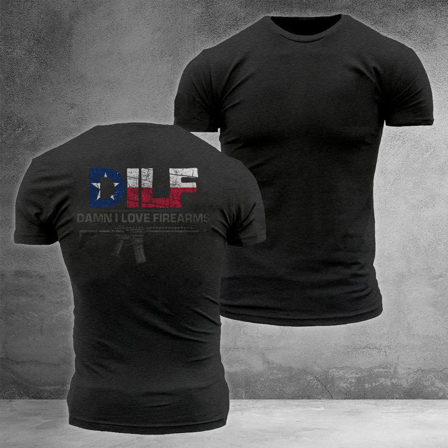 Texas DILF T-Shirt Father's Day Gift Idea Texas DILF T-Shirt Father's Day Gift Idea
