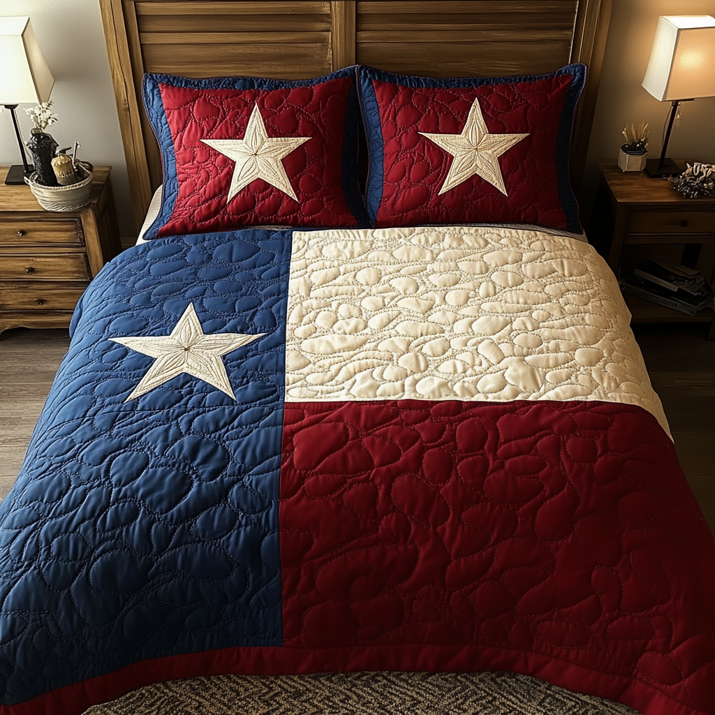 Texas Glory Quilted Bedding Set Duvet Cover Bedspread Texas Gift Ideas Texas Glory Quilted Bedding Set Duvet Cover Bedspread Texas Gift Ideas