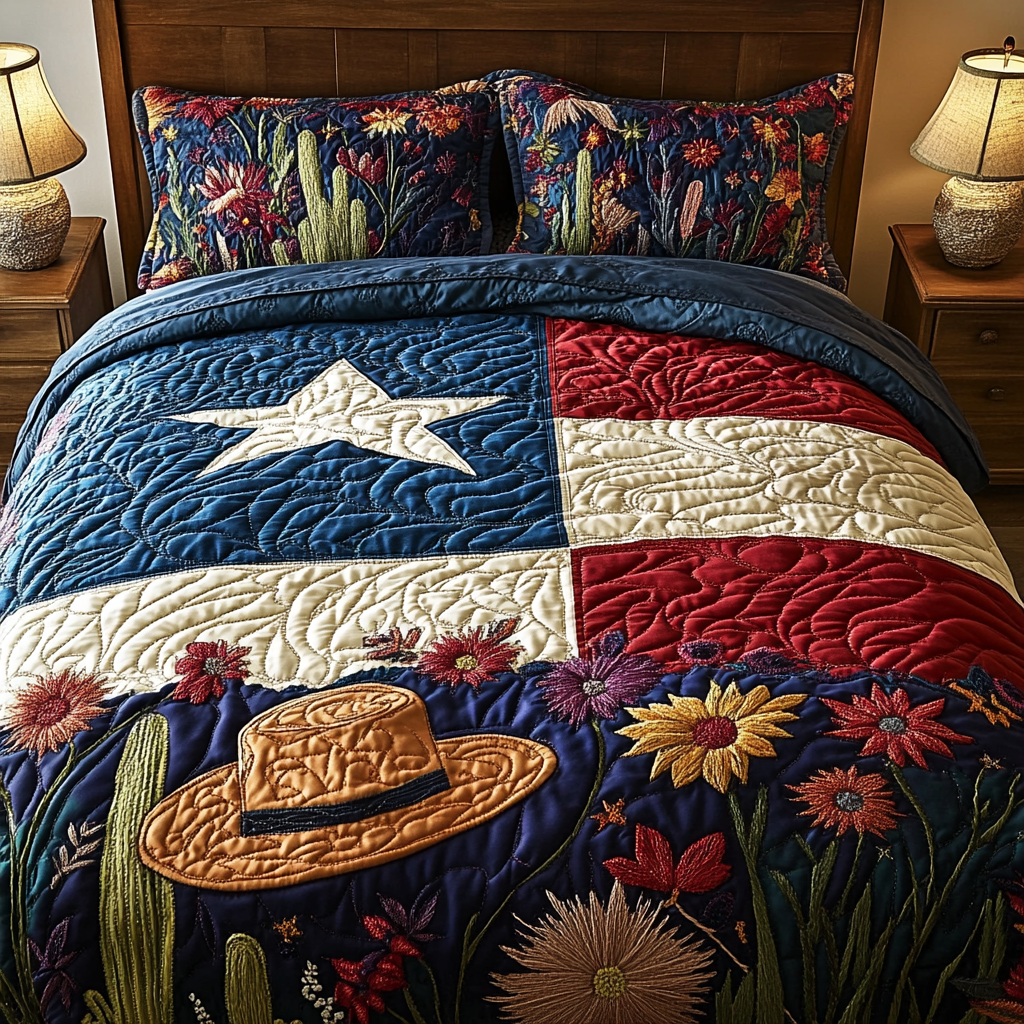 Texas Heart Quilted Bedding Set Duvet Cover Bedspread Texas Gifts To Send Texas Heart Quilted Bedding Set Duvet Cover Bedspread Texas Gifts To Send