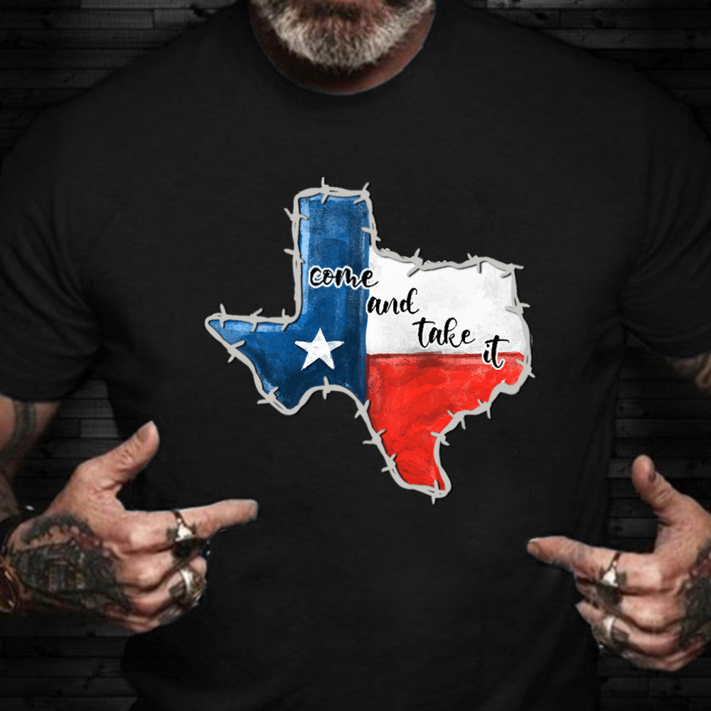 Texas Map Come And Take It Barbed Wire Shirt Texas Lover Patriotic Tee Shirt Texas Map Come And Take It Barbed Wire Shirt Texas Lover Patriotic Tee Shirt
