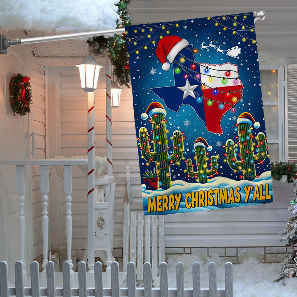 Texas Merry Christmas Y’all Flag Texas Lovers Holiday Flag Christmas Yard Decorations Texas Merry Christmas Y’all Flag Texas Lovers Holiday Flag Christmas Yard Decorations