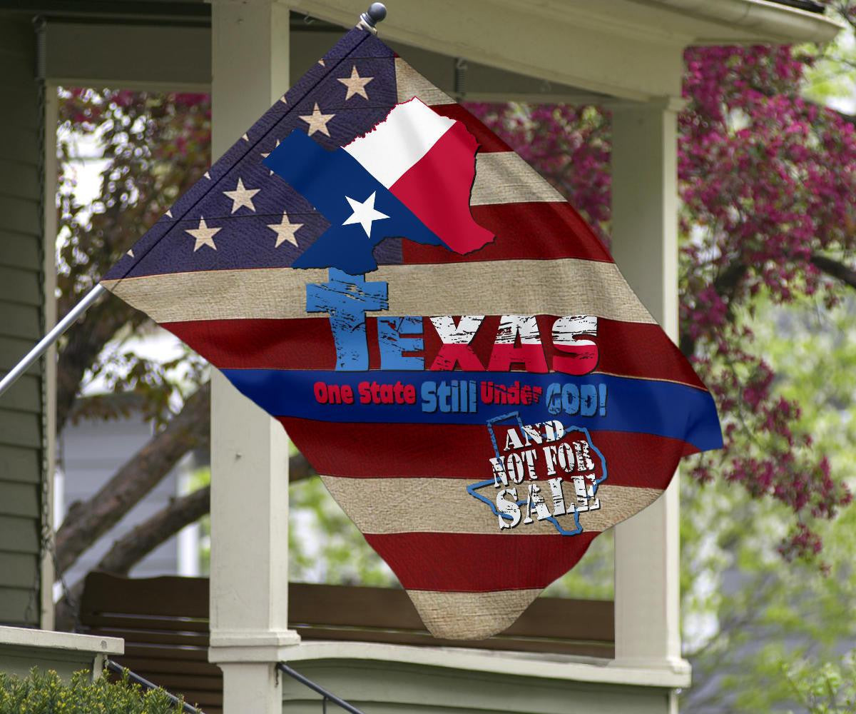 Texas One State Still Under God And Not For Sale Flag Honoring Texas Flag Patriotic Decor Texas One State Still Under God And Not For Sale Flag Honoring Texas Flag Patriotic Decor