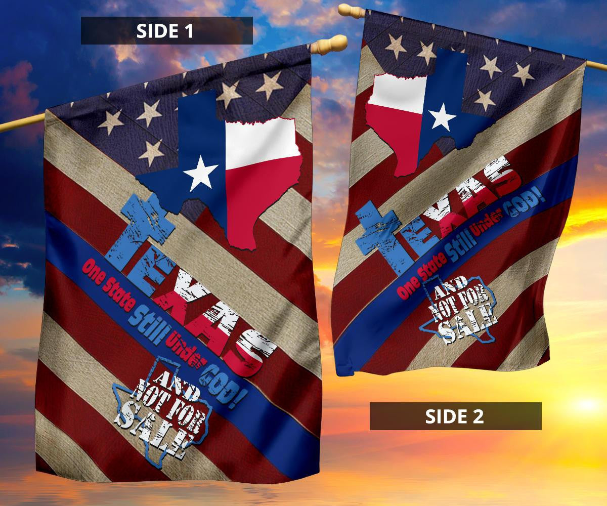 Texas One State Still Under God And Not For Sale Flag Honoring Texas Flag Patriotic Decor Texas One State Still Under God And Not For Sale Flag Honoring Texas Flag Patriotic Decor