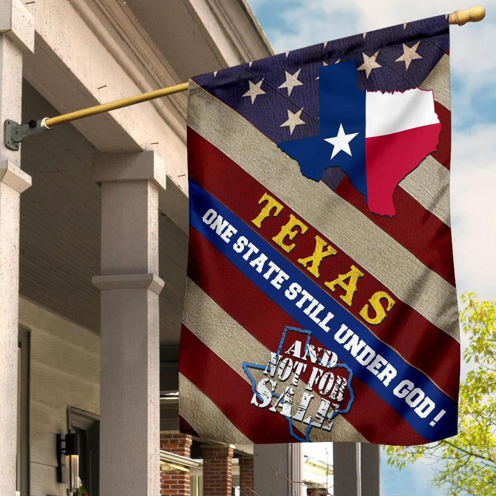 Texas One State Still Under God And Not For Sale Flag Proud Texas Flag Patriotic Yard Decor Texas One State Still Under God And Not For Sale Flag Proud Texas Flag Patriotic Yard Decor