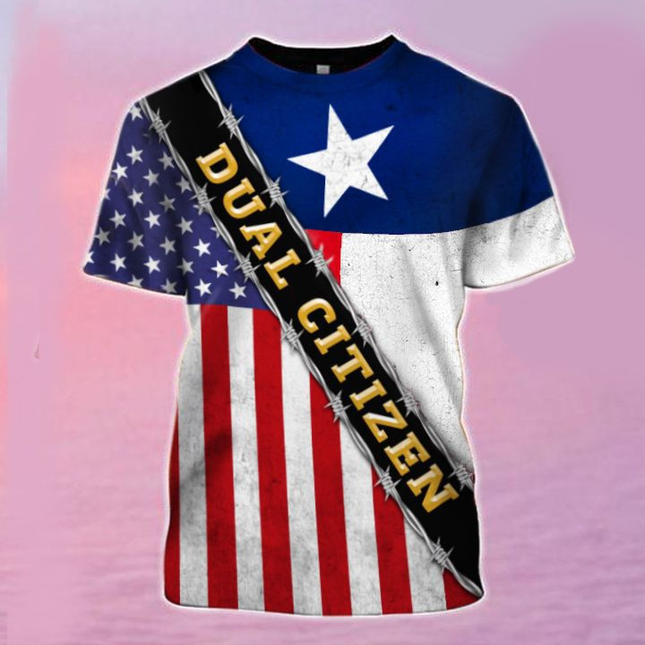 Texas Shirt Dual Citizen Texas State American Flag T-Shirt Patriotic Proud Texan Clothing Texas Shirt Dual Citizen Texas State American Flag T-Shirt Patriotic Proud Texan Clothing