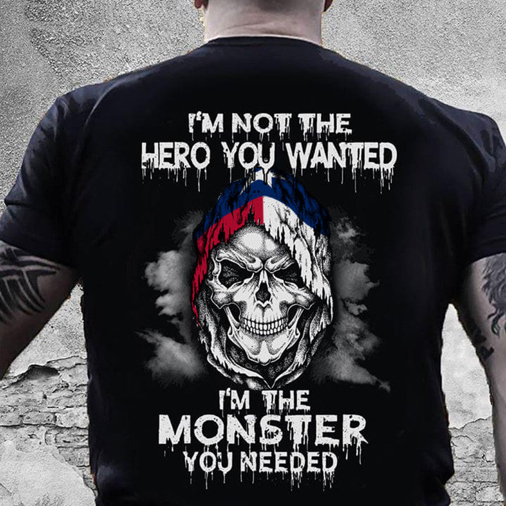 Texas Skull I'm Not The Hero You Wanted Shirt For Men's Gifts For Texans Texas Skull I'm Not The Hero You Wanted Shirt For Men's Gifts For Texans