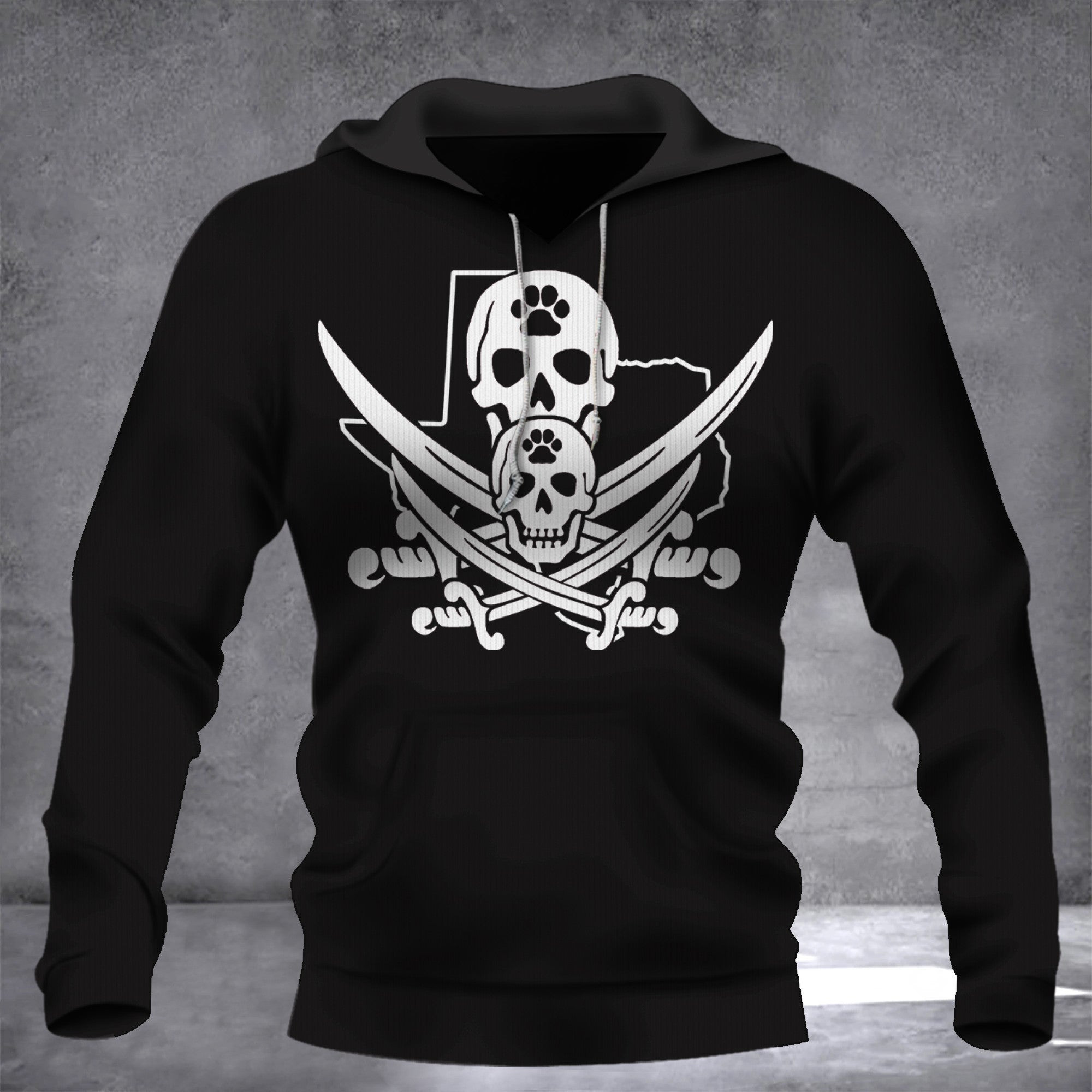 Texas State Pirate Hoodie Skull And Crossbones Pirate Clothing Merch Texas State Pirate Hoodie Skull And Crossbones Pirate Clothing Merch