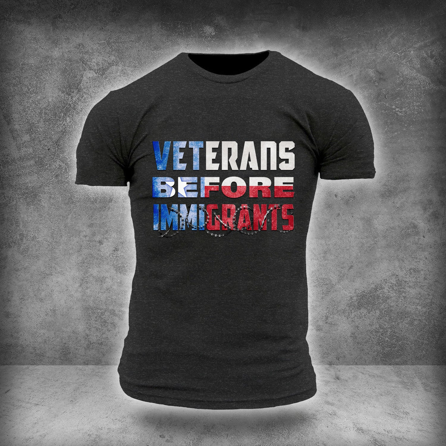 Texas Veterans Before Immigrants T-Shirt Come And Take It Razor Wire Shirt Texas Veterans Before Immigrants T-Shirt Come And Take It Razor Wire Shirt