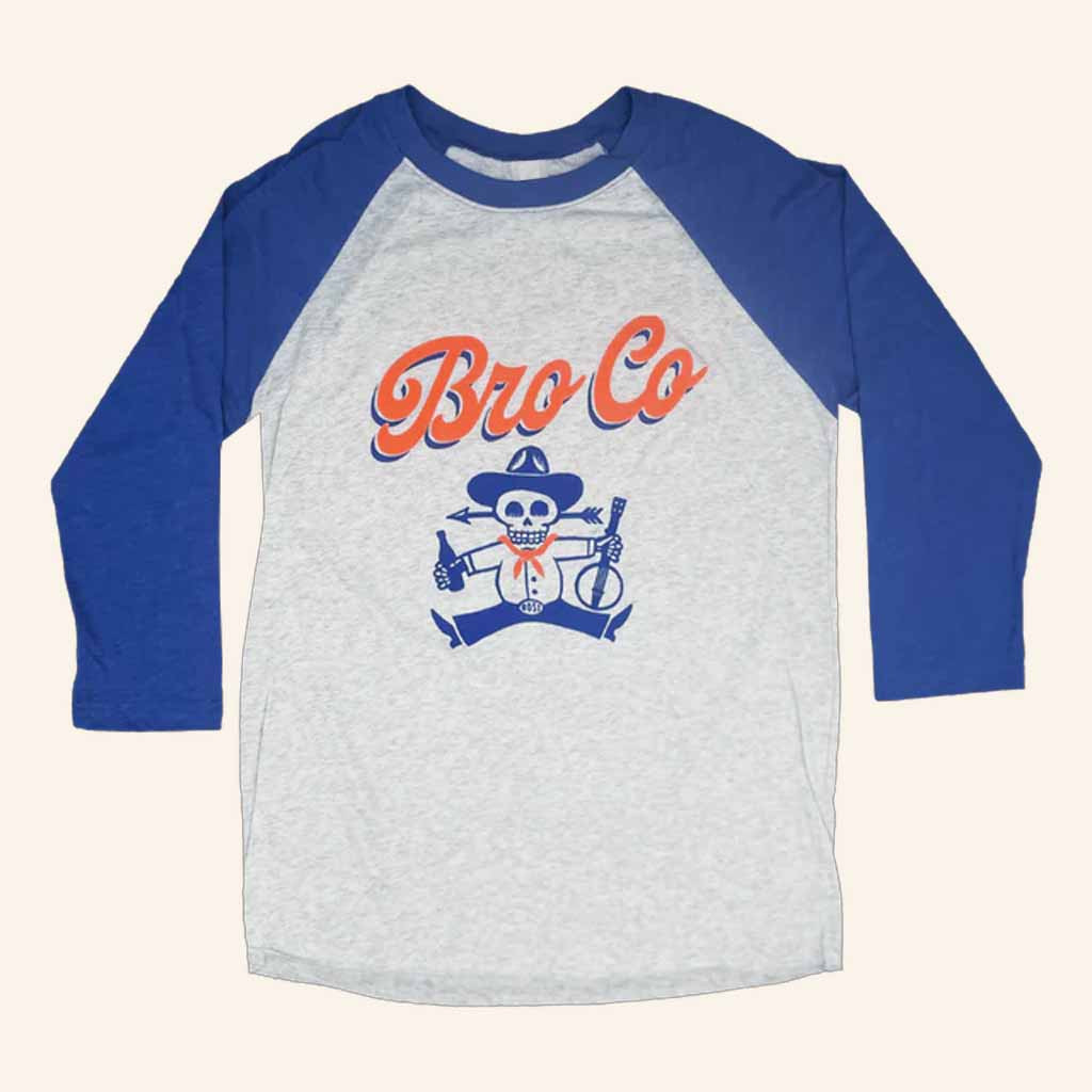 The Brothers Comatose Merch BroCo Skeleton Raglan T-Shirt Presents For Music Lovers