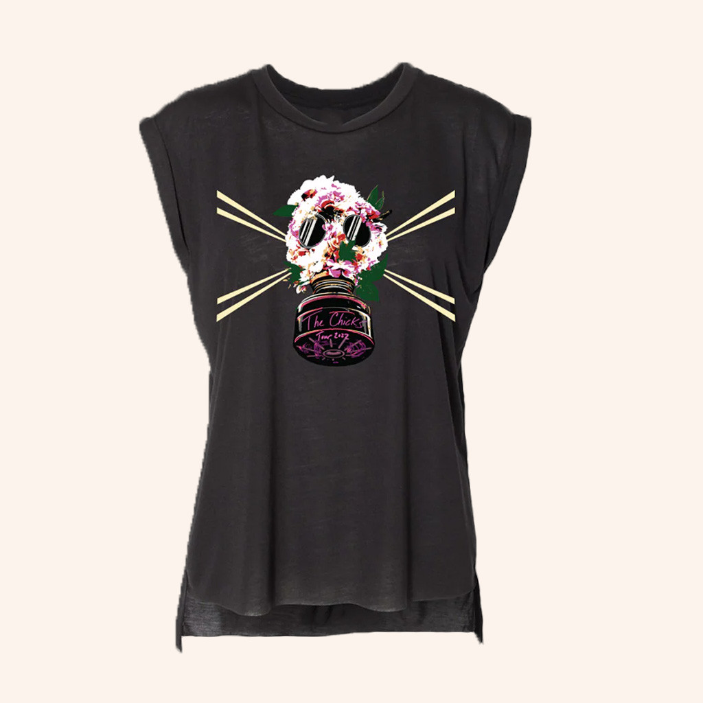The Chicks Merch Floral Gasmask 2022 Tank Top Christmas Ideas For Her The Chicks Merch Floral Gasmask 2022 Tank Top Christmas Ideas For Her