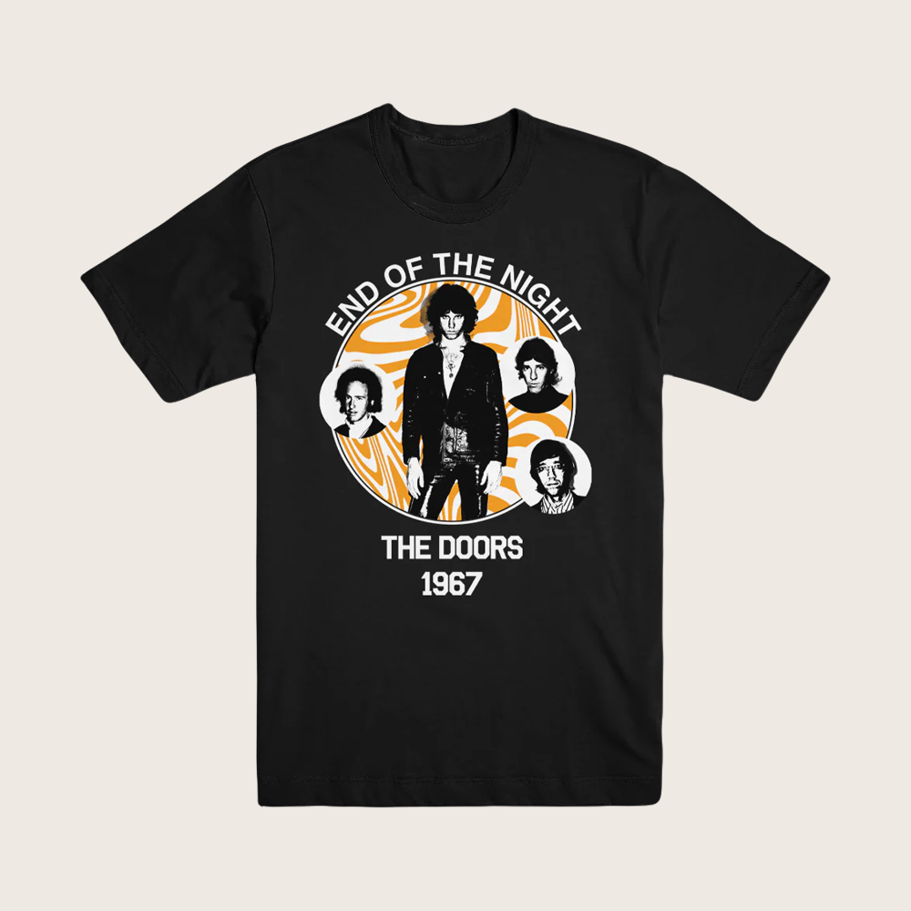 The Doors Merch End Of The Night T-Shirt Gifts For Music Enthusiasts The Doors Merch End Of The Night T-Shirt Gifts For Music Enthusiasts