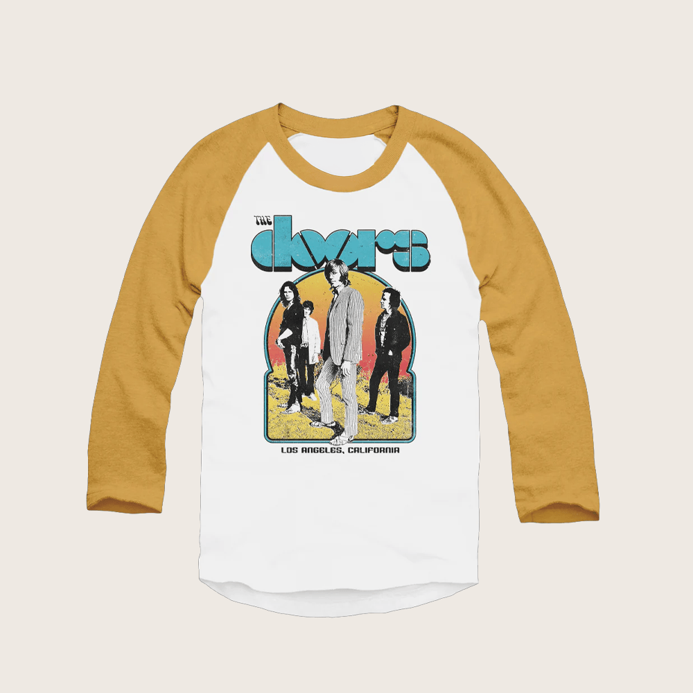 The Doors Merch Summer Canyon LA California Raglan Shirt Gifts For Music Fans