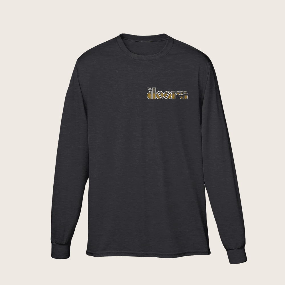 The Doors Merch The Doors Logo Long Sleeve Shirt Cool Christmas Gifts For Guys