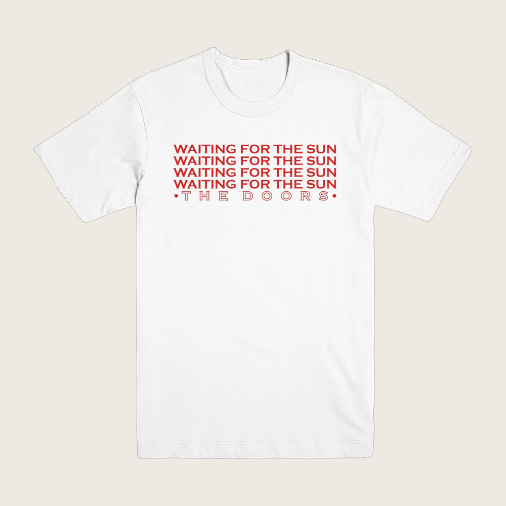 The Doors Merch Waiting For The Sun T-Shirt Christmas Gift Ideas For Him The Doors Merch Waiting For The Sun T-Shirt Christmas Gift Ideas For Him